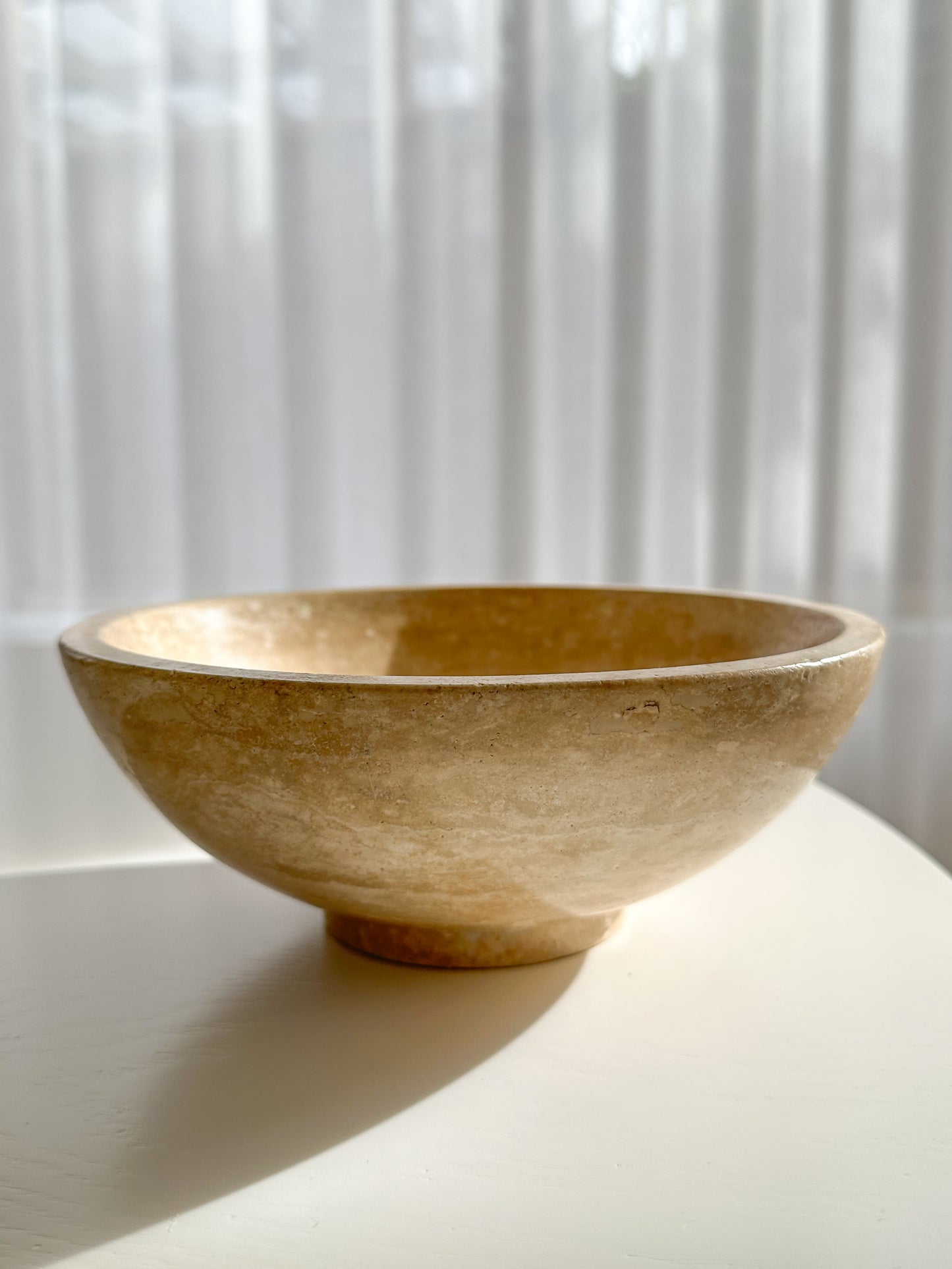 Travertine Bowl (Free Shipping)