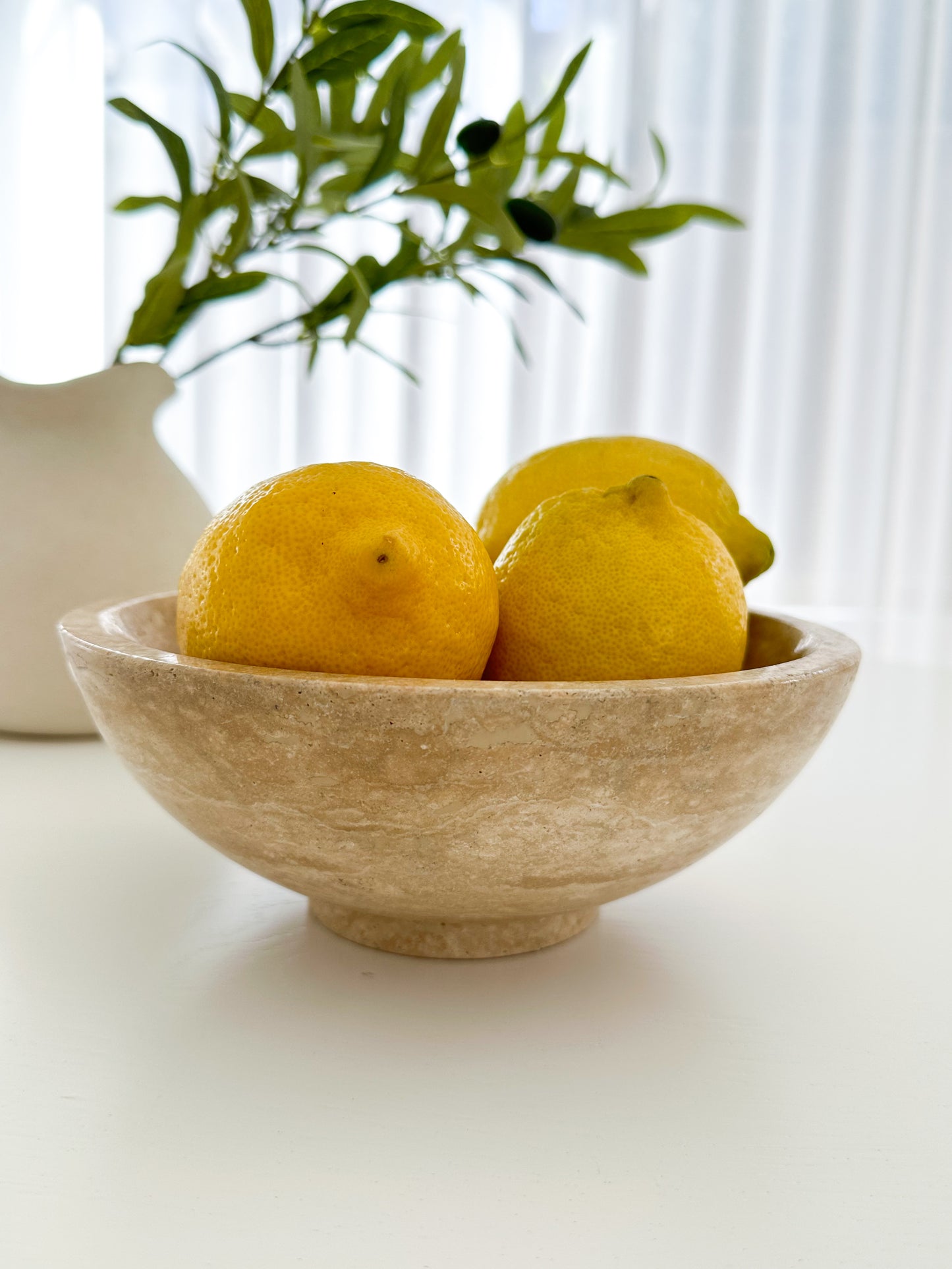 Travertine Bowl (Free Shipping)